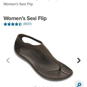 Crocs Sexi Flip Sandal in Espresso